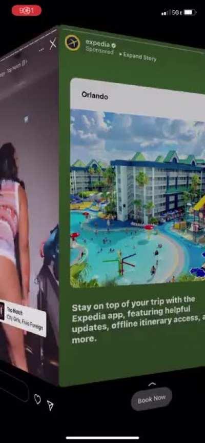 Before she took it down