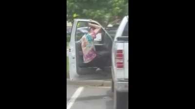 Air Duster In Mcdonalds Parking Lot