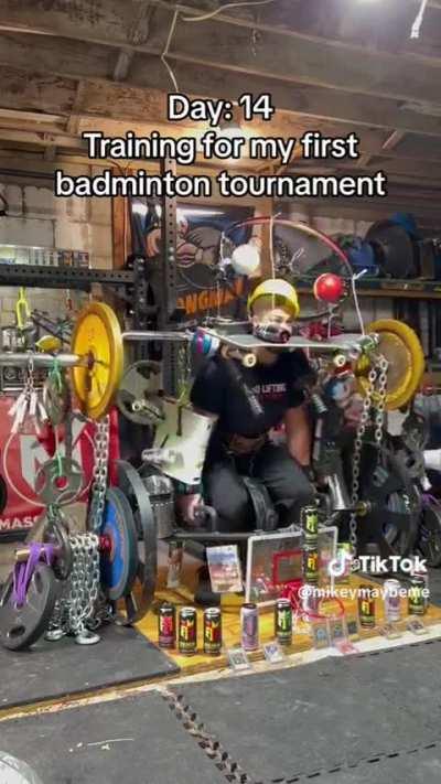 Clamminton tournament training