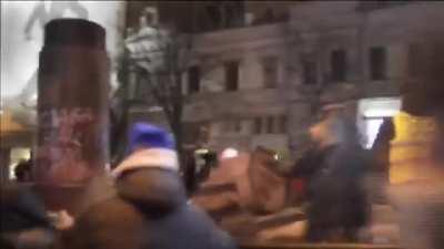 remember when Kyiv protesters took down Lenin statues in 2013 Ukraine is based