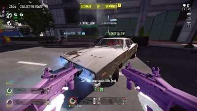 Me and my friends were doing goat simulator normal just for the escape achievement, it went from goat simulator to beneath the mountain real fast.