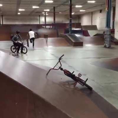 Where'd he....Where'd he go...