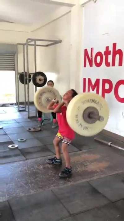 This kid is a nephew of an Olympic Gold medalist. Their passion on this sport runs in their blood.