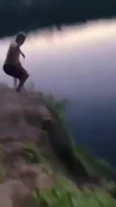 cliff diving tip: don’t hit a rock