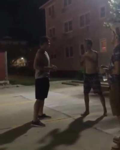 He's not trying to fight