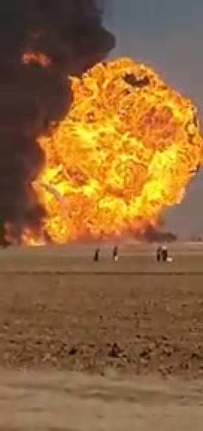 Oil tanker blast near Iran & Afghanistan border