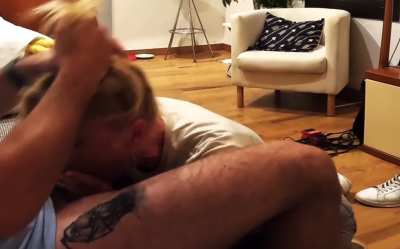 He fucks my throat  like he wants 