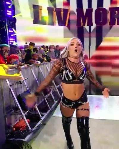 Liv Morgan Smackdown 09/24/21 and Wow her tits look better then ever :o
