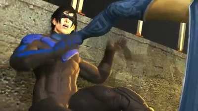 Jade and Kitana Vs Nightwing