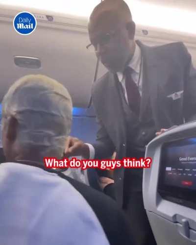 We need more flight attendants like this.