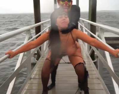 Hot wife + Clown + Hurricane = Page 168 on the hub