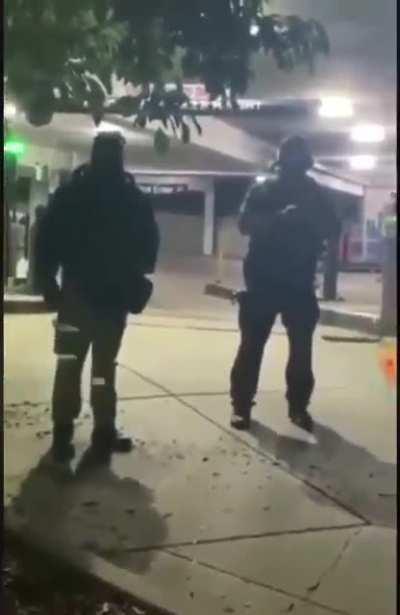 Private Mercs attempt to detain and arrest woman in Minneapolis