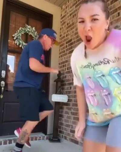 Groovy Dad got some moves yo