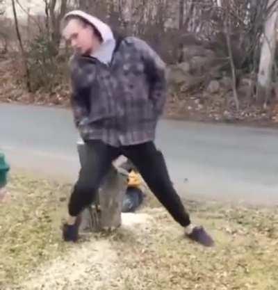 to kick it over