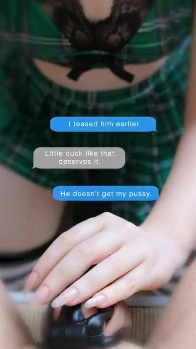 Slowly making my fantasies a reality with my Sub