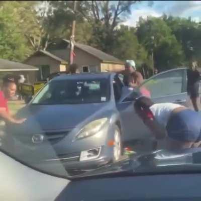 Lotta regret in this clip, right done to the driver. NSFW