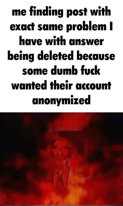 If you are to delete your account, PLEASE LEAVE YOUR COMMENTS ALONE. They can seriously save time and lives.