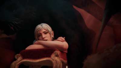 Shadowheart and the displacer beast (ZMSFM) [Baldur's Gate 3]