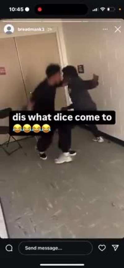 nigga crashing over dice 😂