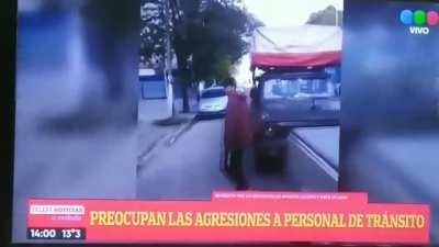 Fue a tramitar su carnet borracho - Telefe Noticias