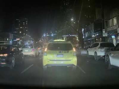 Can anyone make out the license plate on the car that ran the red light?  Trying to make a report to the police (timestamp 50 sec).