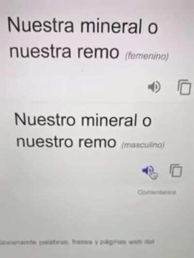 Spaniard is learning English