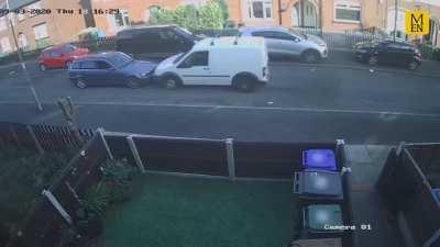 Two idiots in two cars