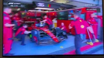 Ferrari jack man’s performance is the most Italian thing I’ve ever seen