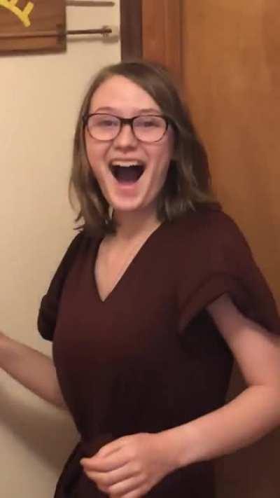 Today is my birthday! My mama called me downstairs to find a skelly friend outside of my room!