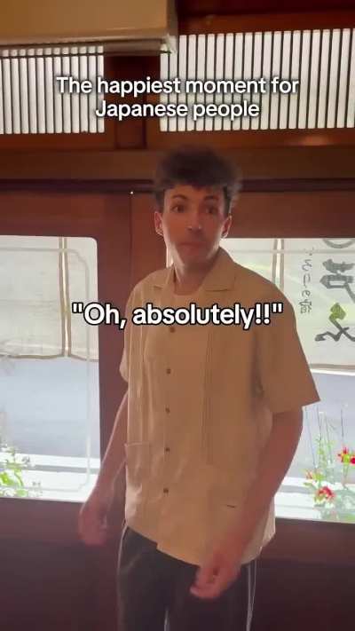 The happiest moment for Japanese people