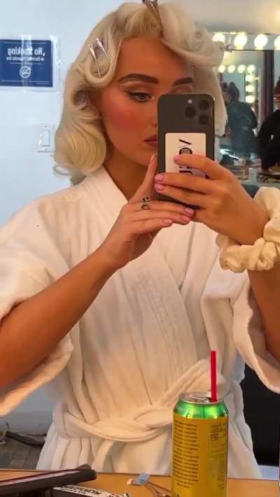 Sabrina for Vogue Magazine | BTS | via voguebeauty | Instagram | February 12, 2025