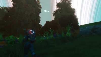 I think I landed in my backyard in another universe