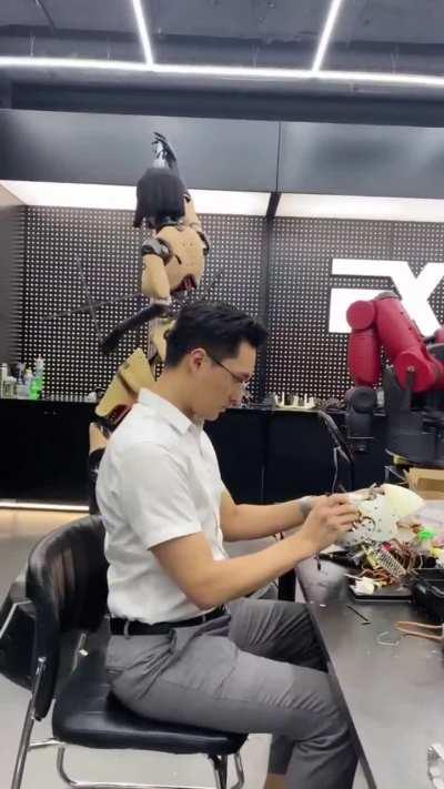 Apparently chinese robotics company working on robot stripper!