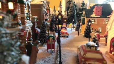 After 10 years in the attic, I decided it was time to break out Snow Village.