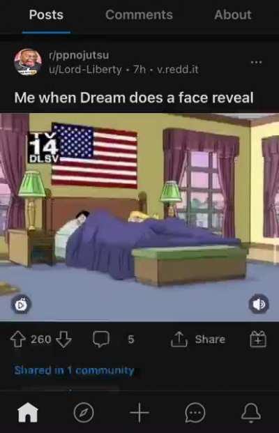 your post history is: damn post