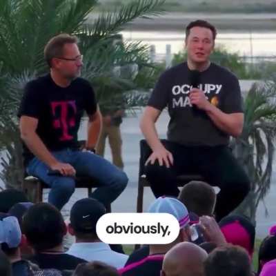 In reference to Starlink, Elon explains: 