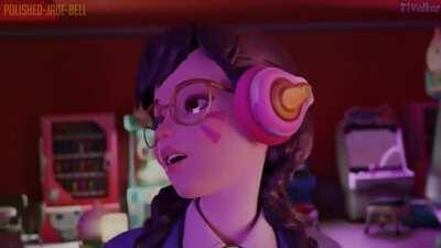 Cum On D.va Ass (Polished-Jade-Bell) [Overwatch]