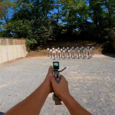 I was the guy that knocked down 27 targets in 7.53 seconds. Wanna see me do it again?