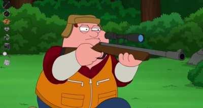 “Shouldn’t have taken the shot fat ass” (shooting a gun in a nutshell)