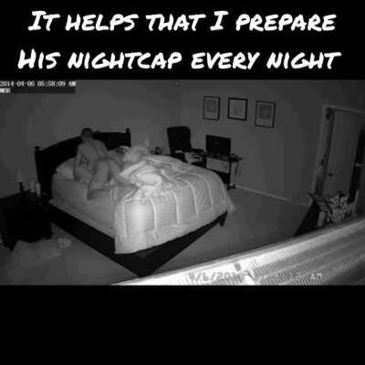 While dad is sleeping