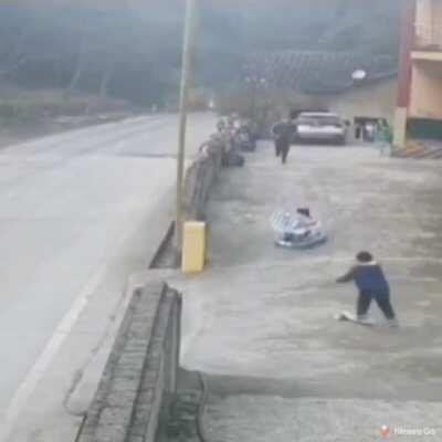 Seconds away from disaster