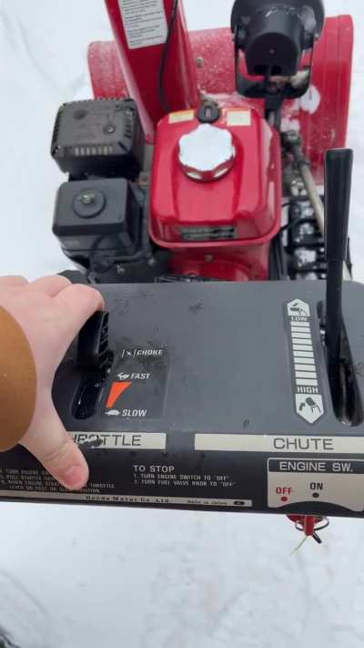 Honda 724 issue. When not in choke the blower will surge/jump