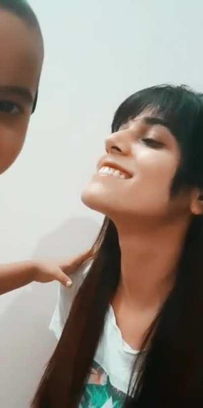 Cute boy kissing didi💋