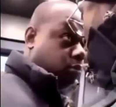 Wade and the guy who purposely bumped into him