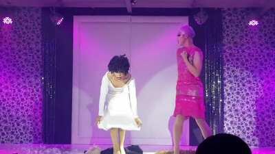 What if Shea did this during her lipsync against Sasha in the grand finale of season 9? (These are Gigi & MC from O Bar, Philippines; video credits to Rocky Sunico via Youtube)