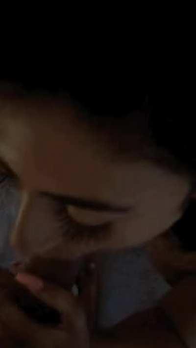 (OC) she is always so happy to suck it