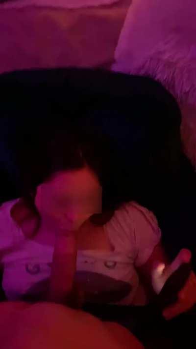 Doing my Christmas shopping while he uses me