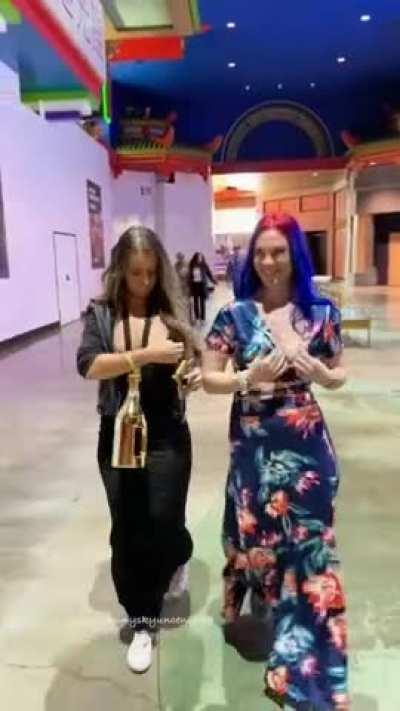 On our way to a show in Vegas