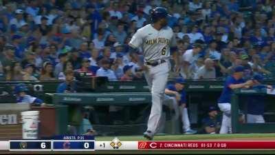 [Highlight] Kolten Wong RBI Double - Packers 7, Bears 0 Early 1st Quarter