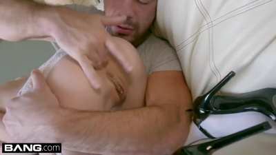 Petite Takes Hard Fucking in Her Ass